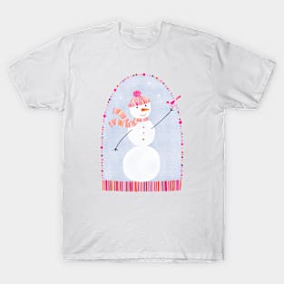 Boho Snowman T-Shirt